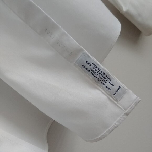 Brooks Brother's Women's 6 white cotton fitted button down up shirt blouse - Picture 3 of 16